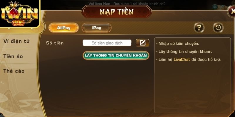 Nạp Rút Tiền Iwin 1 Tổng quát về hệ thống nạp rút tiền Iwin